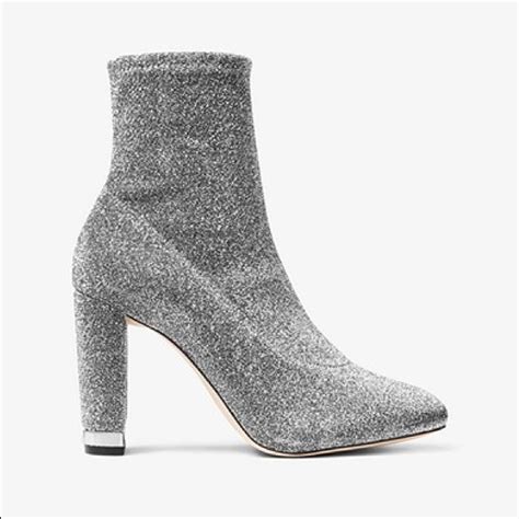 michael kors mandy glitter stretch knit ankle boot|Michael Kors Mandy Glitter Stretch.